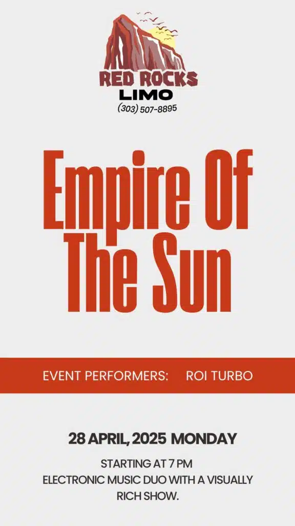 Empire Of The Sun Red Rocks 2025 Event