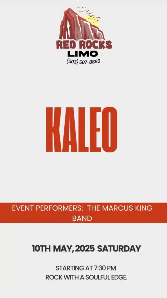 KALEO Red Rocks 2025 Event
