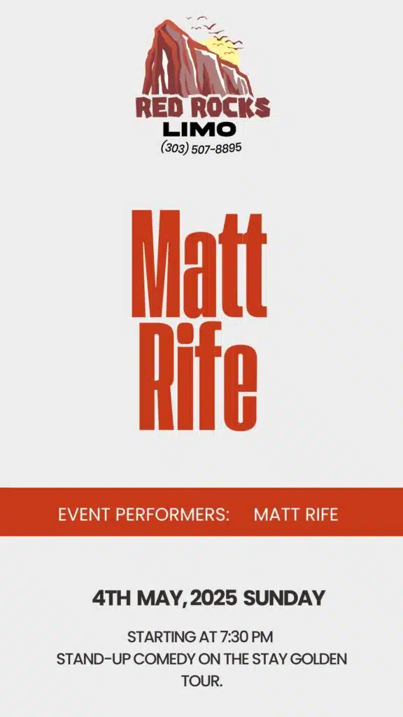 Matt Rife Red Rocks 2025 Event