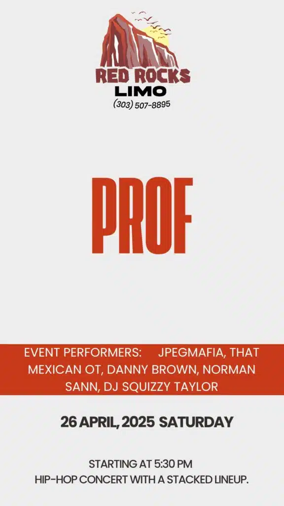 Prof Red Rocks 2025 Event