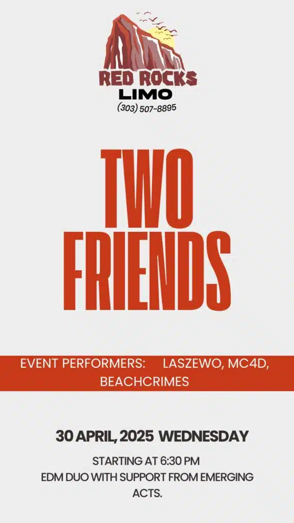 TWO FRIENDS Red Rocks 2025 Event