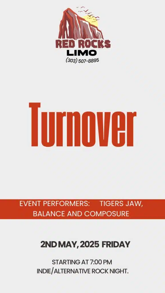 Turnover Red Rocks 2025 Event
