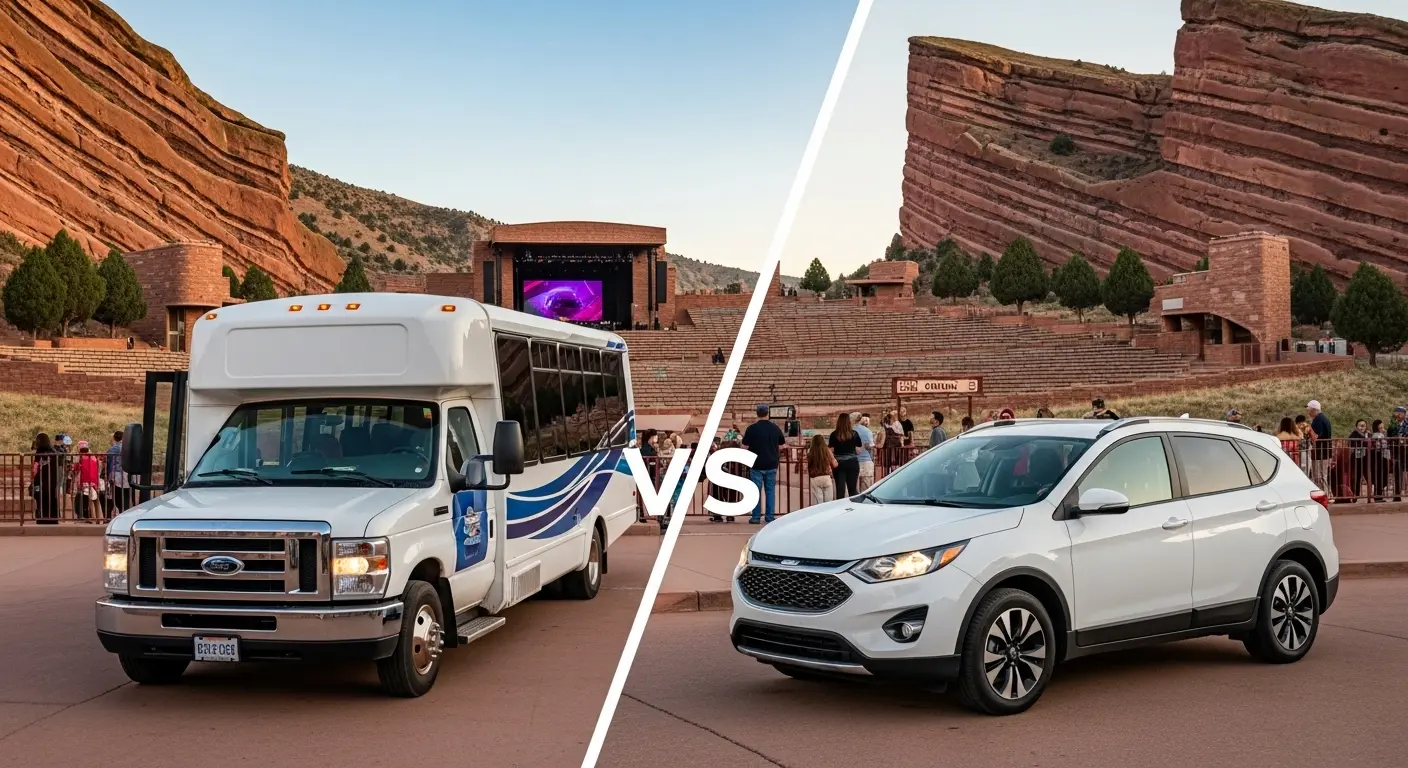 Shuttle Vs Uber Ride for Red Rocks Amphitheatre